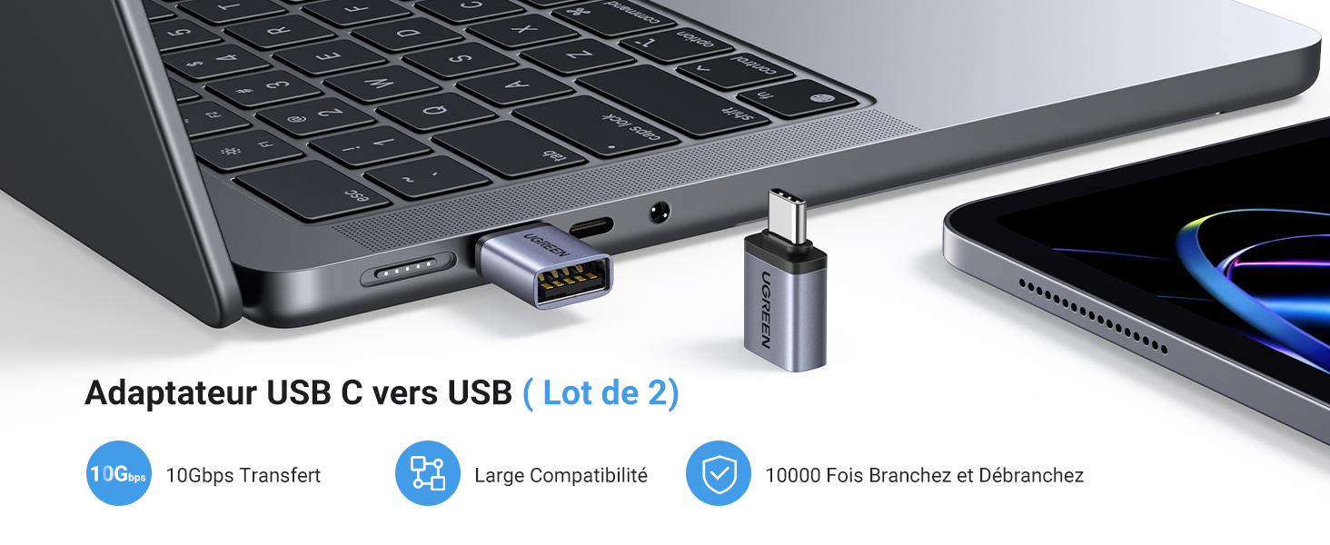 Adaptateur USB C vers USB 3.2
