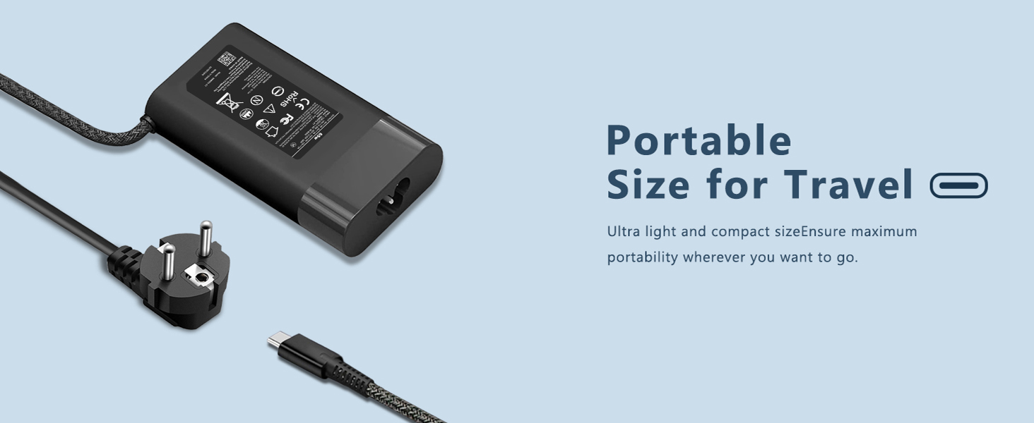 chargeur hp USB C 65W