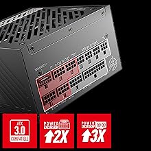 MPG A1000G PCIE5 atx 3.0 ready fully modular