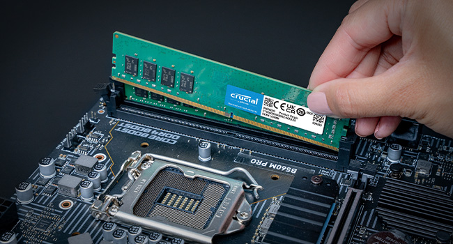 DRAM de bureau Crucial DDR4