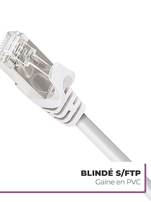 câble ethernet catégorie 7 blindé s/ftp
