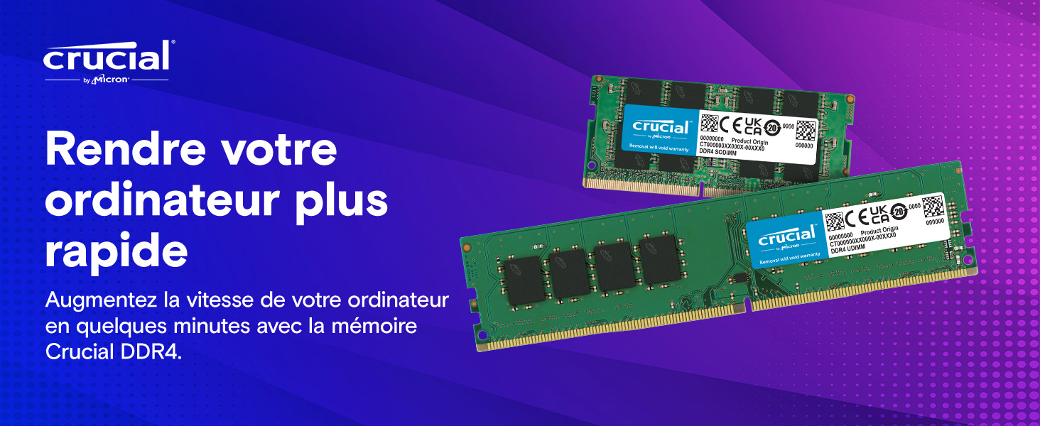 DRAM de bureau Crucial DDR4